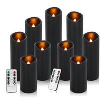 Velas sem chama, velas LED antizer, pacote de 9 com controle remoto