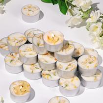 Velas Tealight LAMORGIFT perfumadas com jasmim 16 unidades 6H Burn Velas Tealight LAMORGIFT perfumadas com jasmim 16 unidades 6H Burn