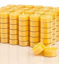 Velas Tealight MOSROAD, cera de abelha 100% pura, 4 horas, tempo de queima x96 Velas Tealight MOSROAD, cera de abelha 100% pura, 4 horas, tempo de queima x96
