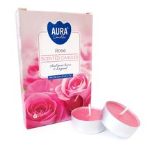 Velas Tealights Perfumadas Caixa com 6 Unidades Aura - Rosas Velas Tealights Perfumadas Caixa com 6 Unidades Aura - Rosas