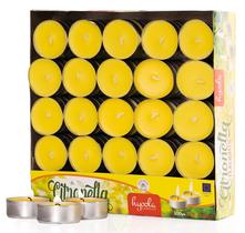 Velas Votivas de Citronela Hyoola Pacote com 100 Unidades Queimam por 4h Velas Votivas de Citronela Hyoola Pacote com 100 Unidades Queimam por 4h