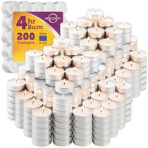 Velas Votivas MontoPack Pacote com 200 Unidades Queima de 4h Brancas Velas Votivas MontoPack Pacote com 200 Unidades Queima de 4h Brancas