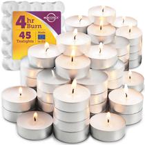 Velas Votivas MontoPack Pacote com 45 Unidades Queima de 4h Branco Velas Votivas MontoPack Pacote com 45 Unidades Queima de 4h Branco