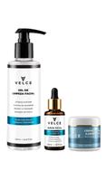 Velce Kit Hidratação e Luminosidade Gel Sérum Ácido Hialurônico Colágeno Creme Iluminador Nutrição e Brilho Velce Kit Hidratação e Luminosidade Gel Sérum Ácido Hialurônico Colágeno Creme Iluminador Nutrição e Brilho