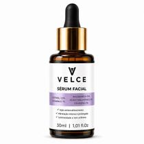Velce Sérum Facial 5 em 1 Retinol 0,3, Vitamina E 1, Niacinamida 10, Ácido Hialurônico 5 e Colágeno 5