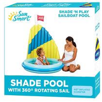 Veleiro Kiddie Pool SunSmart Shade 'N Play com guarda-sol de 40 cm Veleiro Kiddie Pool SunSmart Shade 'N Play com guarda-sol de 40 cm
