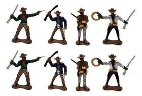 Velho Oeste Índios e Cowboys Miniaturas Colecionáveis - Toyng