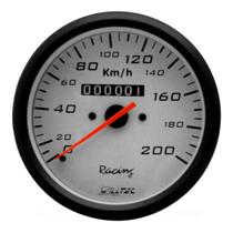 Velocímetro 200km/h C/ Hodômetro 100mm Fusca Buggy Gaiola