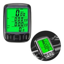 Velocímetro De Bike Magnético Ciclo Computador E Tempo Luz Noturna