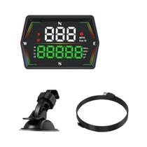 Velocímetro Digital GPS G21 Com Fonte Grande E Display Head-Up USB Para Carro MPH KM/H Com Alarme De Velocímetro Digital GPS G21 Com Fonte Grande E Display Head-Up USB Para Carro MPH KM/H Com Alarme De