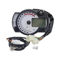 Velocímetro Digital LCD De 7 Cores Para Motocicleta, Tacômetro, Medidor De Combustível Ajustável Velocímetro Digital LCD De 7 Cores Para Motocicleta, Tacômetro, Medidor De Combustível Ajustável