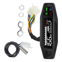 Velocímetro Digital LCD Miniatura para Motocicleta 199 Km/h Velocímetro Digital LCD Miniatura para Motocicleta 199 Km/h