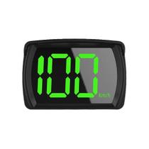 Velocímetro GPS Digital com Display LCD HD - Conversor km/h mph - Plug and Play