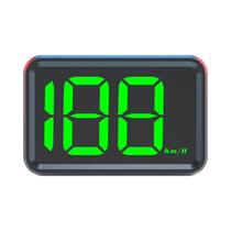 Velocímetro GPS HUD Digital Branco E Verde, Medidor De Velocidade KMH MPH, Display Head up Para