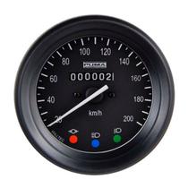 Velocímetro Mecânico 0-200 Km/h - (w=0,5) 110mm Preto Puma