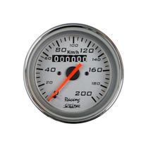 Velocímetro Mecânico 0-200 Km/h - (w=0,5) 85mm Cinza