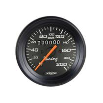 Velocímetro Mecânico 0-200 Km/h - (w=0,5) 85mm Preto Velocímetro Mecânico 0-200 Km/h - (w=0,5) 85mm Preto