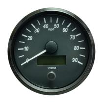 Velocímetro VDO SingleViu 100mm (4) 90 MPH Velocímetro VDO SingleViu 100mm (4) 90 MPH