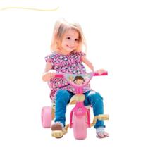 Velotrol desenho de boneca triciclo andador de tres rodas motinha infantil motoquinha motinha haste