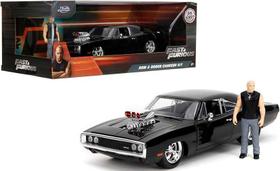 Velozes Furiosos Dodge Charger 1970 com boneco Dom Jada 1/24