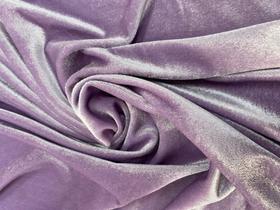 Veludo metalizado com elastano na cor lilas Veludo metalizado com elastano na cor lilas