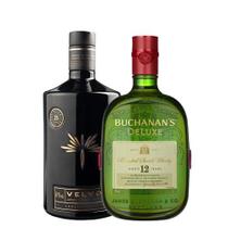 Velvo Artice Gin Cerrado Spirit Brasileiro800ml + Buchanan's DeLuxe Blended Scotch Whisky Escocês 12 anos 1000ml