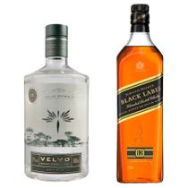 Velvo Botanic 800ml + Black Label blended Scotch Whisky 1000ml