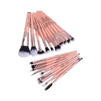 Venda quente Multi-Color 20 PCs Profissional Eye Makeup Brush Rose Gold Ferramenta Beleza Escova