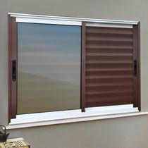 Veneziana Elite 3 Folhas Moveis 100 X 100 Vidro Reflex