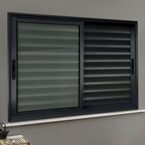 Veneziana Elite 3 Folhas Moveis 100 X 150 Vidro Liso Veneziana Elite 3 Folhas Moveis 100 X 150 Vidro Liso