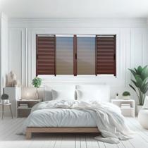 Veneziana Elite 6 Folhas Moveis 100 X 200 Vidro Reflex