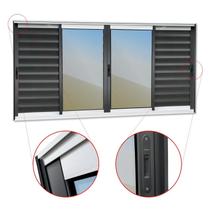 Veneziana Elite 6 Folhas Moveis 120 X 150 Vidro Reflex