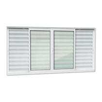 Veneziana Elite 6 Folhas Moveis 120 X 240 Vidro Liso