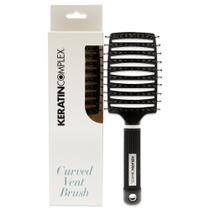 Vent Brush Keratin Complex Curved Black para cabelos unissex
