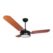 Ventex ventilador teto valen led branco frio 6k 220v preto/mogno (701)