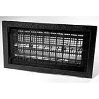 Ventilação automática de fundação de plástico preto Air Vent Inc 24x43 cm Ventilação automática de fundação de plástico preto Air Vent Inc 24x43 cm