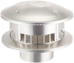 Ventilação de gás tipo B SELKIRK 104800 Tampa de 4 polegadas, cor vermelho-tijolo