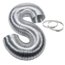 Ventilação do secador Eastman ArmorFlex Duto de alumínio flexível de 2,4 m