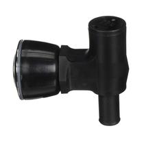 Ventilação do tanque de combustível Attwood 1674-6 Aço inoxidável P-Trap de 90 graus