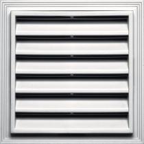 Ventilação quadrada 30x30 cm Builders Edge 117 Bright White