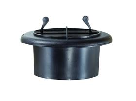 Ventilação RV Designer H815 Provent com Amortecedor 10 cm Preto Ventilação RV Designer H815 Provent com Amortecedor 10 cm Preto