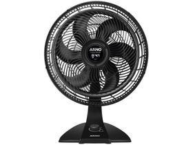 Ventilador 2 em 1 Arno Turbo Force VF42 40cm - 6 Pás 3 Velocidades Preto Ventilador 2 em 1 Arno Turbo Force VF42 40cm - 6 Pás 3 Velocidades Preto