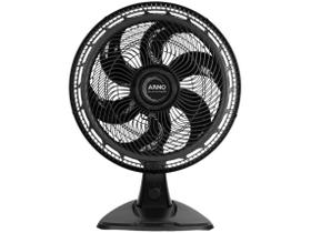 Ventilador 2 em 1 Arno X-Treme 6 VE60 40cm 6 Pás 3 Velocidades Preto 2720017912