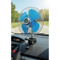 Ventilador 24V 8" P/ Caminhão, Van, Barco: Conforto Garantid