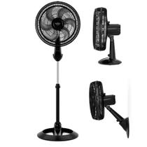 Ventilador 3 Em 1 Britânia Coluna Parede Mesa 160W Turbo Silencioso 110V