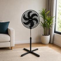 Ventilador 40Cm De Coluna Turbo 126W Preto 220V Ventilador 40Cm De Coluna Turbo 126W Preto 220V