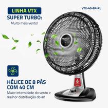 Ventilador 40cm Super Turbo 8 Pás com Repelente Líquido Ventilador 40cm Super Turbo 8 Pás com Repelente Líquido