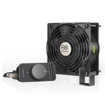 Ventilador AC Infinity AXIAL S1238 120 mm com controlador de velocidade Ventilador AC Infinity AXIAL S1238 120 mm com controlador de velocidade