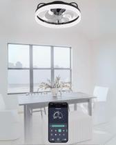 Ventilador Air Black Ivory Orbital 40W Preto Opus