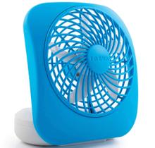 Ventilador alimentado por bateria O2COOL Treva de mesa portátil de 5 polegadas azul Ventilador alimentado por bateria O2COOL Treva de mesa portátil de 5 polegadas azul
